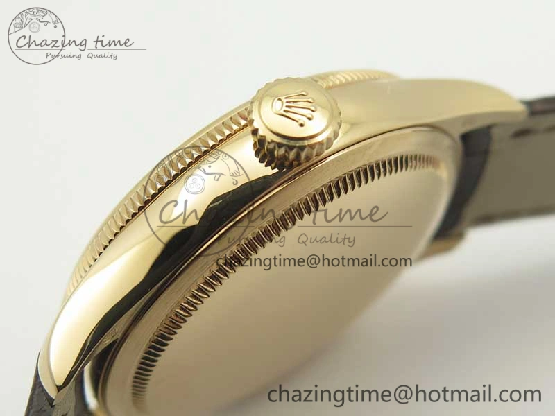 Cellini Time 50509 RG MKF Best Edition Black Dial Roman Marker on Brown Leather Strap A3132 V4