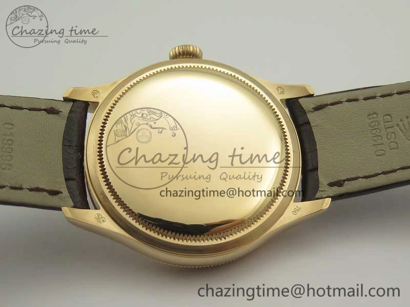 Cellini Time 50509 RG MKF Best Edition Black Dial Roman Marker on Brown Leather Strap A3132 V4