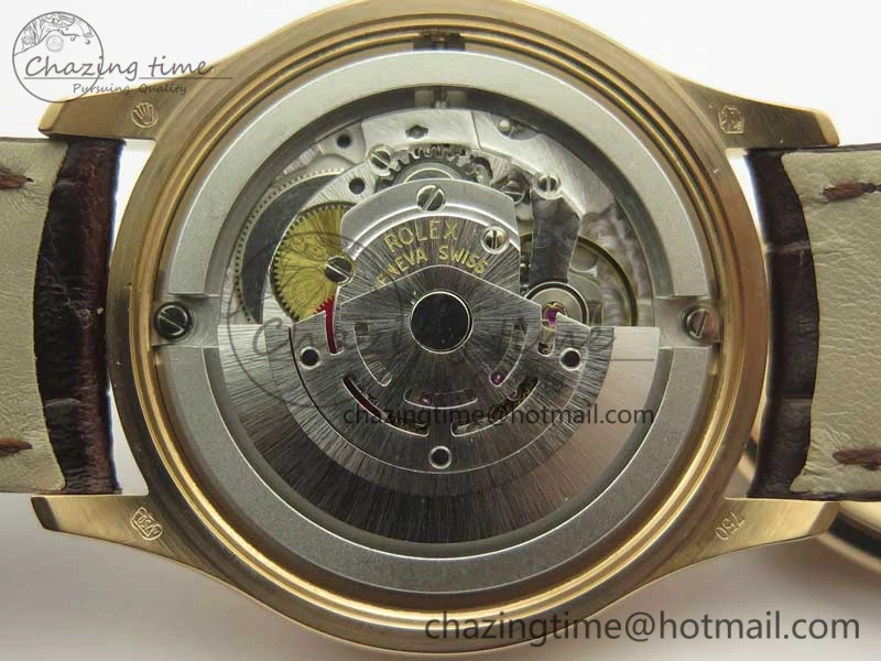 Cellini Time 50509 RG MKF Best Edition Black Dial Roman Marker on Brown Leather Strap A3132 V4