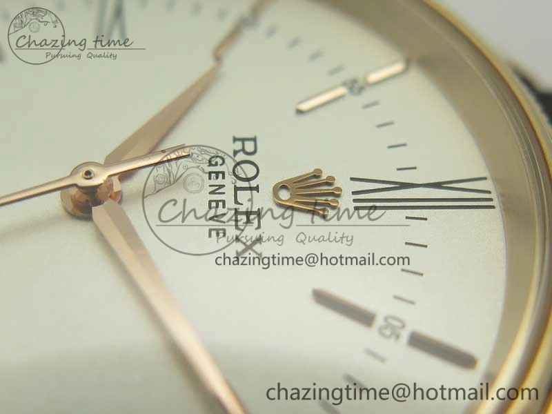 Cellini Time 50509 RG MKF Best Edition White Dial Roman Marker on Brown Leather Strap A3132 V4