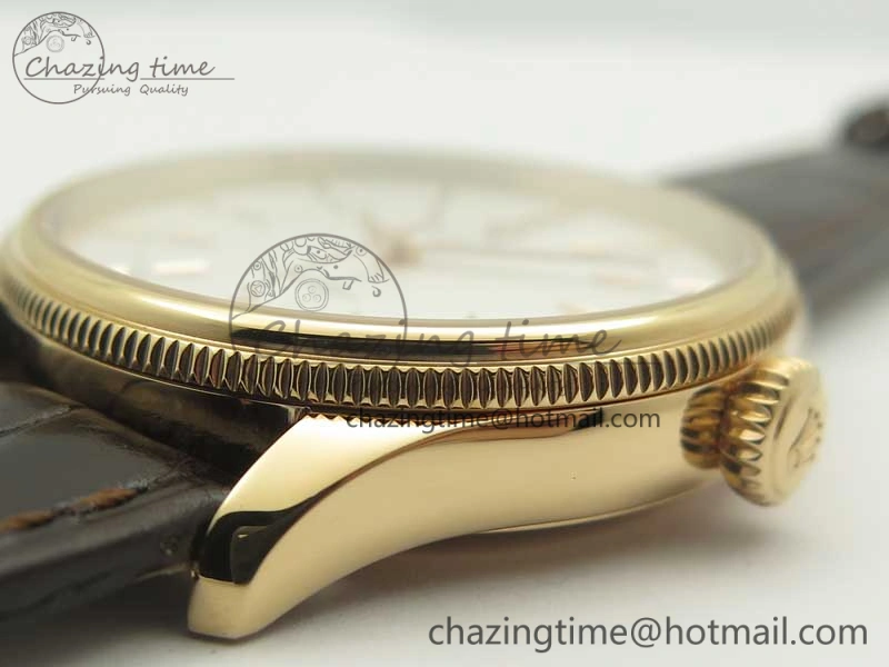 Cellini Time 50509 RG MKF Best Edition White Dial Sticks Marker on Brown Leather Strap A3132 V4