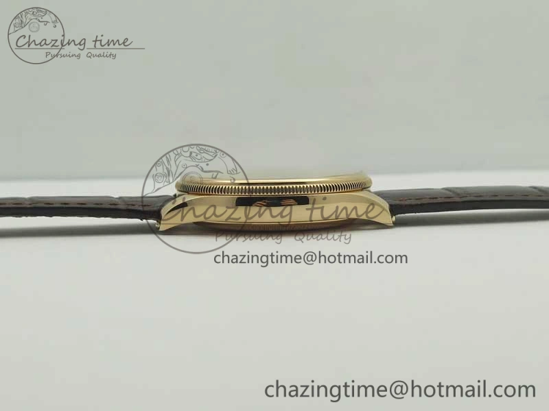 Cellini Time 50509 RG MKF Best Edition White Dial Sticks Marker on Brown Leather Strap A3132 V4