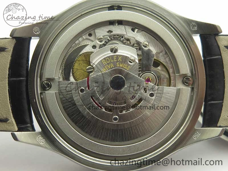 Cellini Time 50509 SS MKF Best Edition Black Dial Roman Marker on Black Leather Strap A3132 V4