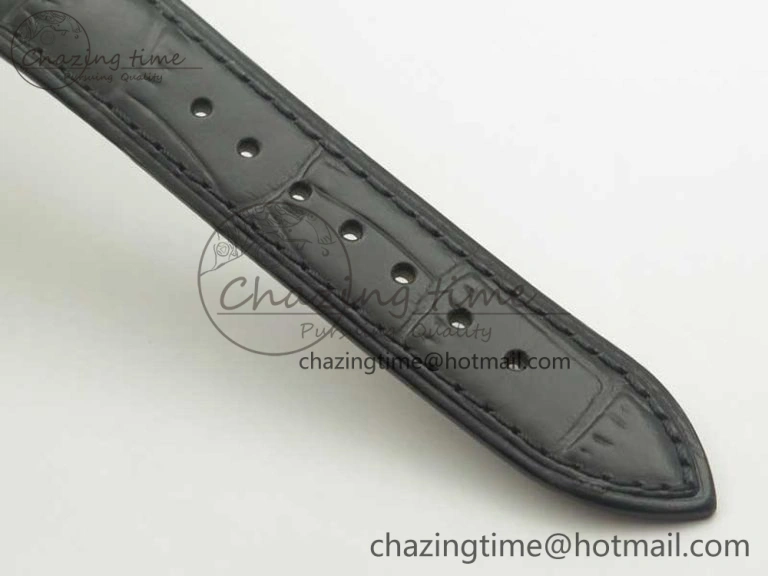 Cellini Time 50509 SS MKF Best Edition Black Dial Roman Marker on Black Leather Strap A3132 V4