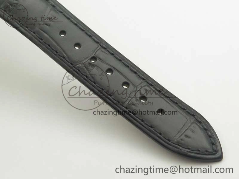 Cellini Time 50509 SS MKF Best Edition Black Dial Roman Marker on Black Leather Strap A3132 V4