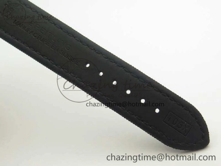 Challenger Chronograph DLC Black Dial On Nylon Strap A7750