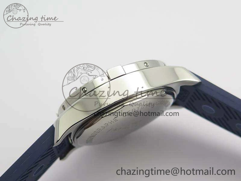 Challenger Chronograph SS Blue Dial On Rubber Strap A7750 (Free Rubber Strap)