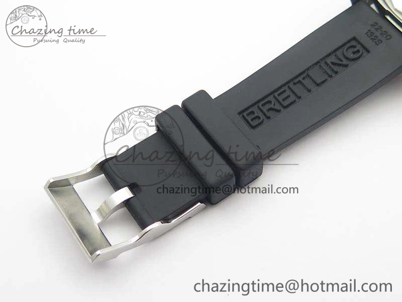 Challenger Chronograph SS White Dial On Rubber Strap A7750 (Free Rubber Strap)