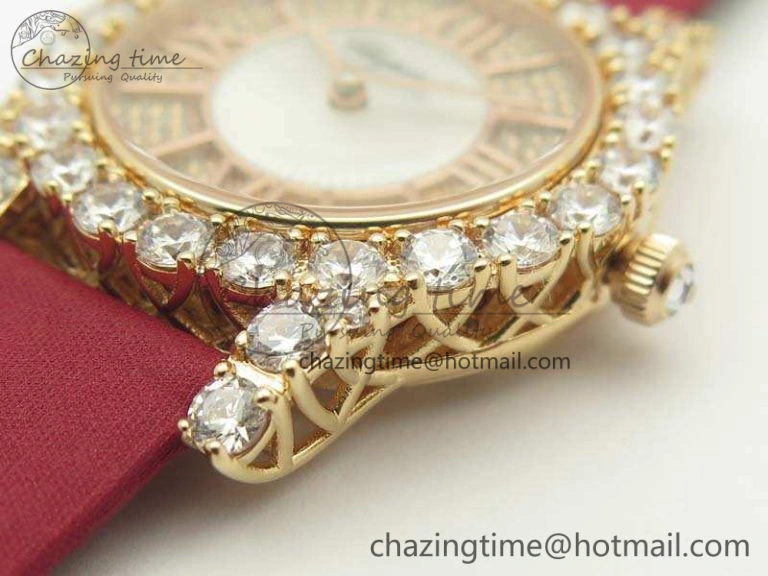 Chopard 139419 Diamonds Ladies RG White MOP Diamond Dial Miyota 9015