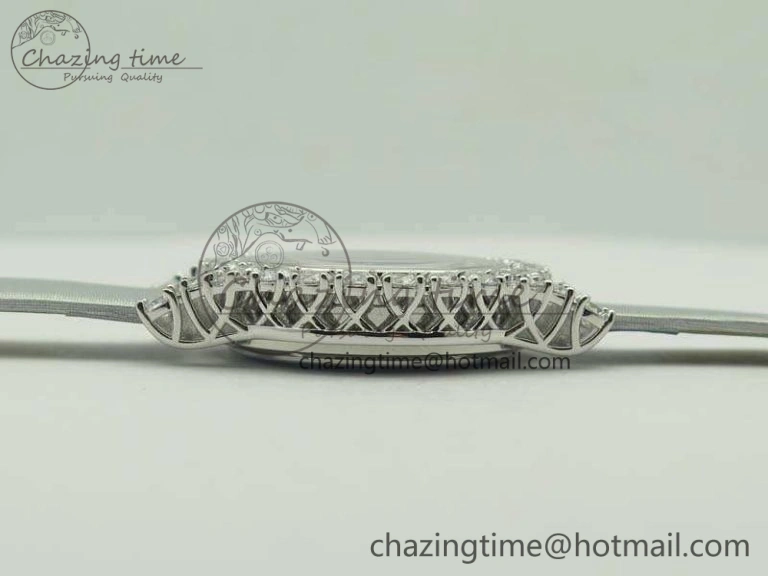 Chopard 139419 Diamonds Ladies SS White MOP Diamond Dial Miyota 9015