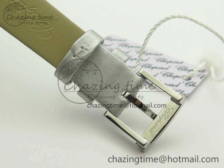 Chopard 139419 Diamonds Ladies SS White MOP Diamond Dial Miyota 9015