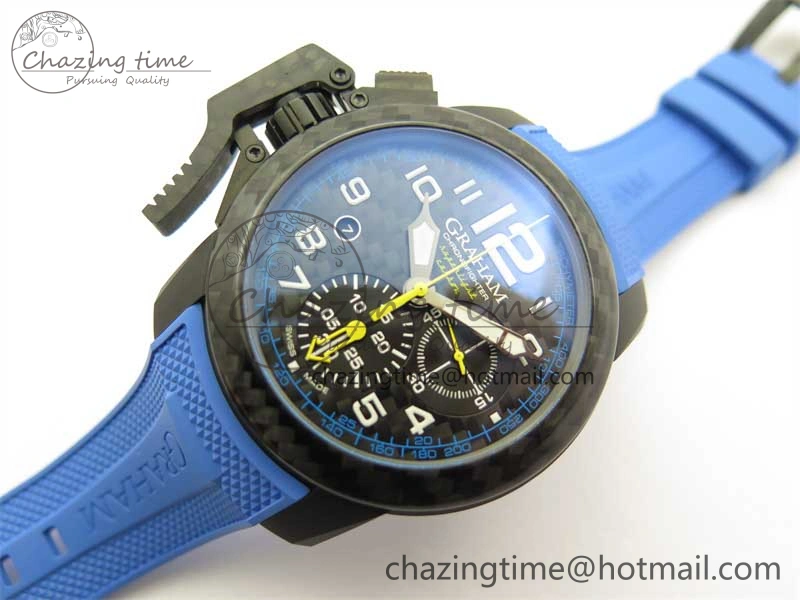 Chronofighter Superlight JKF 1:1 Best Edition on Blue Rubber Strap A7750