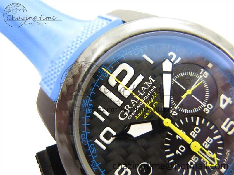 Chronofighter Superlight JKF 1:1 Best Edition on Blue Rubber Strap A7750