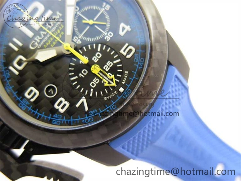 Chronofighter Superlight JKF 1:1 Best Edition on Blue Rubber Strap A7750