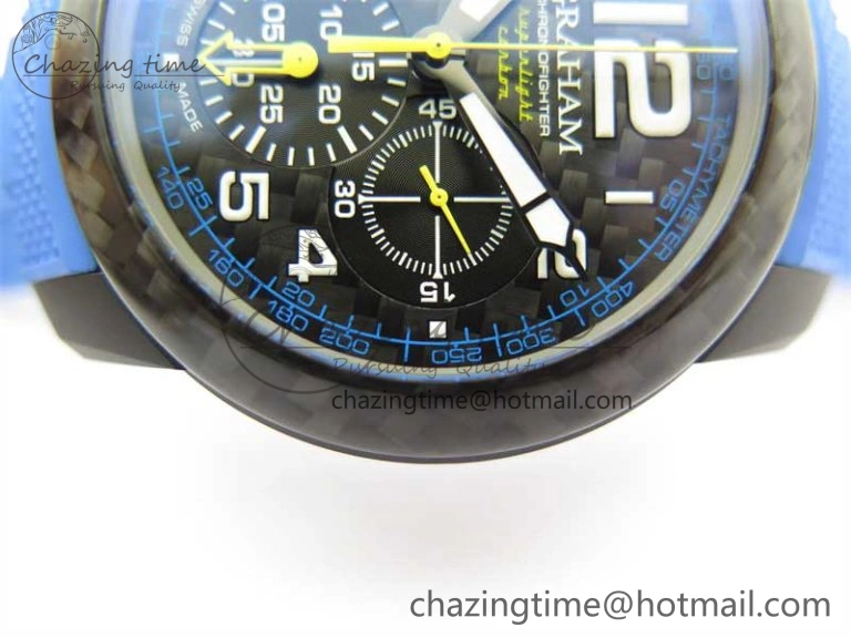 Chronofighter Superlight JKF 1:1 Best Edition on Blue Rubber Strap A7750
