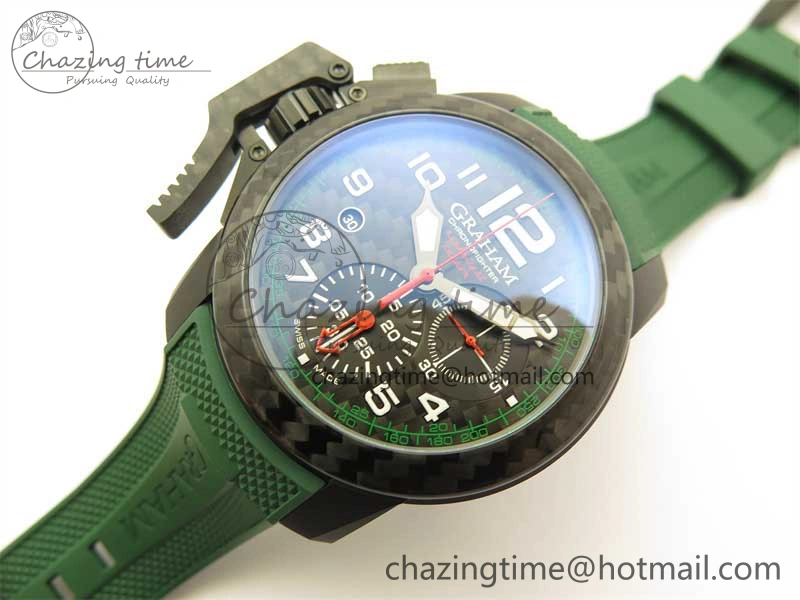 Chronofighter Superlight JKF 1:1 Best Edition on Green Rubber Strap A7750