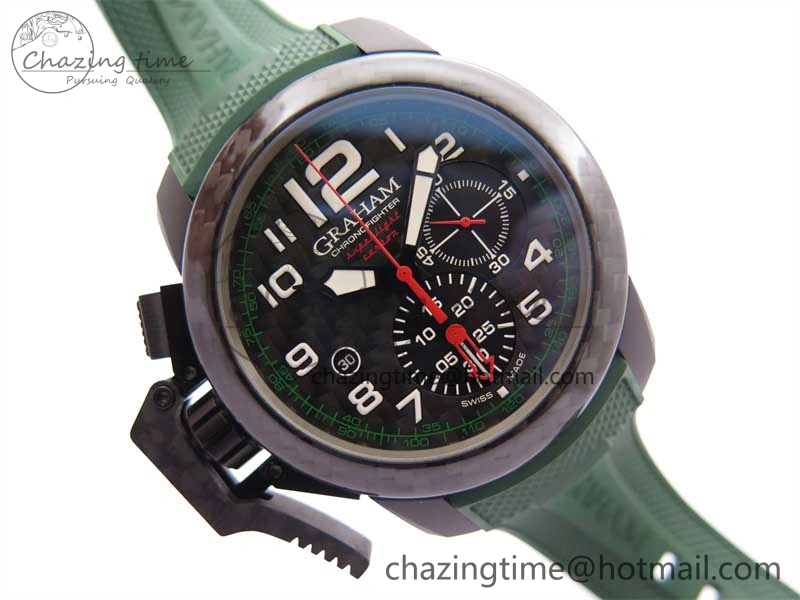 Chronofighter Superlight JKF 1:1 Best Edition on Green Rubber Strap A7750