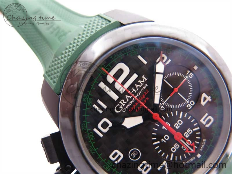 Chronofighter Superlight JKF 1:1 Best Edition on Green Rubber Strap A7750