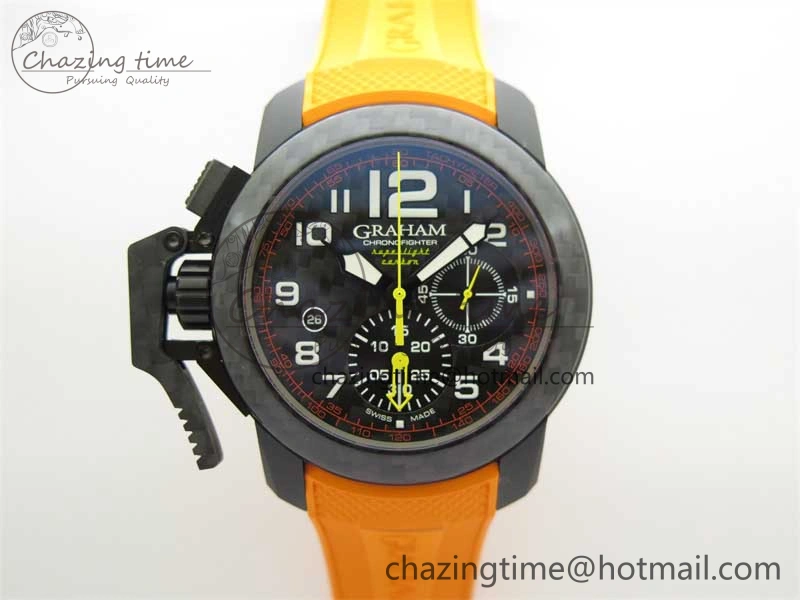 Chronofighter Superlight JKF 1:1 Best Edition on Orange Rubber Strap A7750