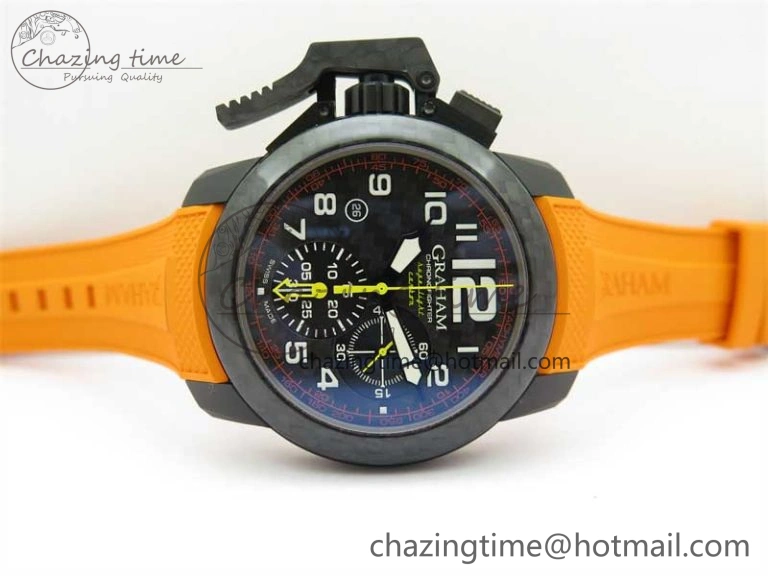 Chronofighter Superlight JKF 1:1 Best Edition on Orange Rubber Strap A7750