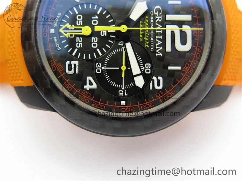 Chronofighter Superlight JKF 1:1 Best Edition on Orange Rubber Strap A7750