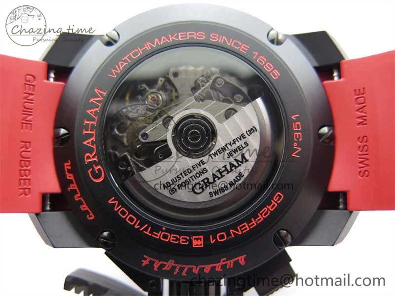 Chronofighter Superlight JKF 1:1 Best Edition on Red Rubber Strap A7750