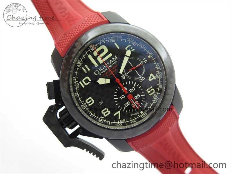 Chronofighter Superlight JKF 1:1 Best Edition on Red Rubber Strap A7750