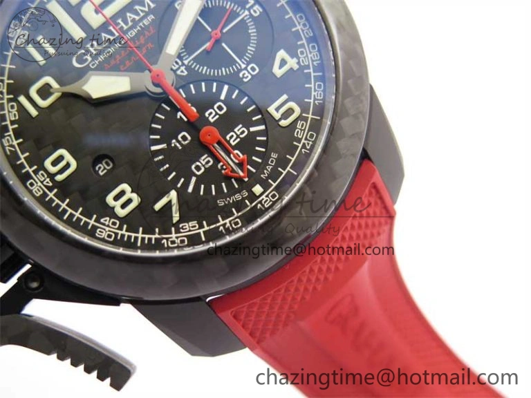 Chronofighter Superlight JKF 1:1 Best Edition on Red Rubber Strap A7750