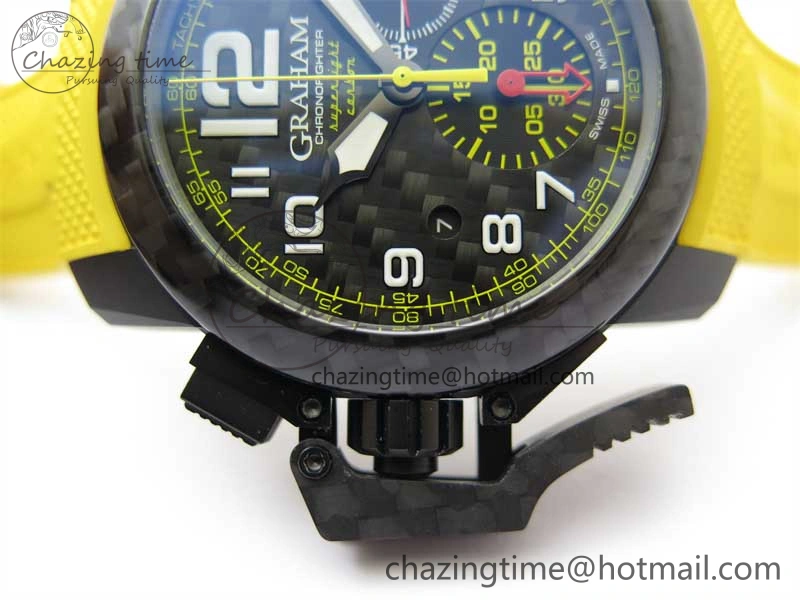Chronofighter Superlight JKF 1:1 Best Edition on Yellow Rubber Strap A7750