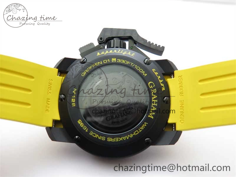Chronofighter Superlight JKF 1:1 Best Edition on Yellow Rubber Strap A7750