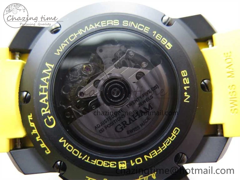 Chronofighter Superlight JKF 1:1 Best Edition on Yellow Rubber Strap A7750