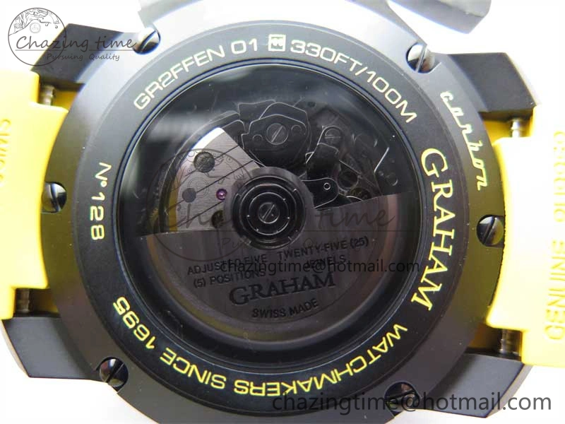 Chronofighter Superlight JKF 1:1 Best Edition on Yellow Rubber Strap A7750