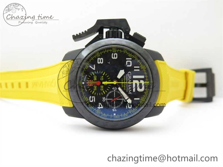 Chronofighter Superlight JKF 1:1 Best Edition on Yellow Rubber Strap A7750