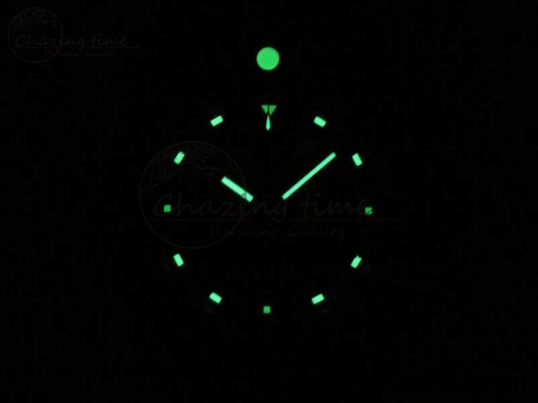 Chronomat 44mm Blacksteel GF 1:1 Special Edition Black Dial on Black Rubber Strap A7750