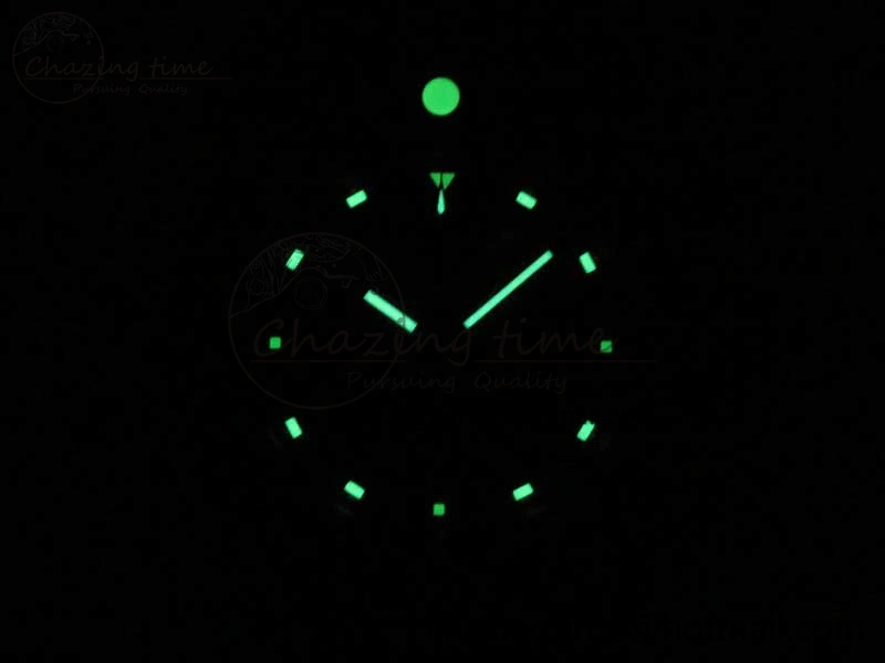 Chronomat 44mm Blacksteel GF 1:1 Special Edition Black Dial on Black Rubber Strap A7750