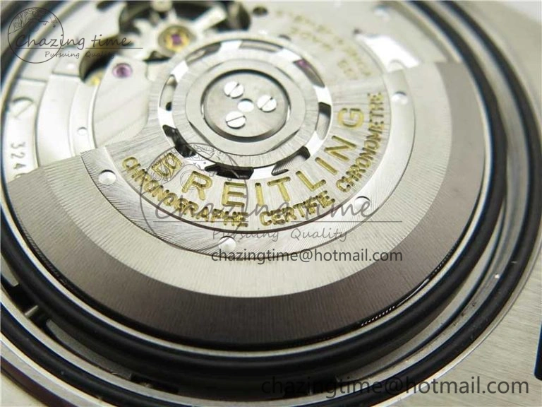 Chronomat B01 42mm SS GF 1:1 Best Edition White Dial on SS Bracelet A7750
