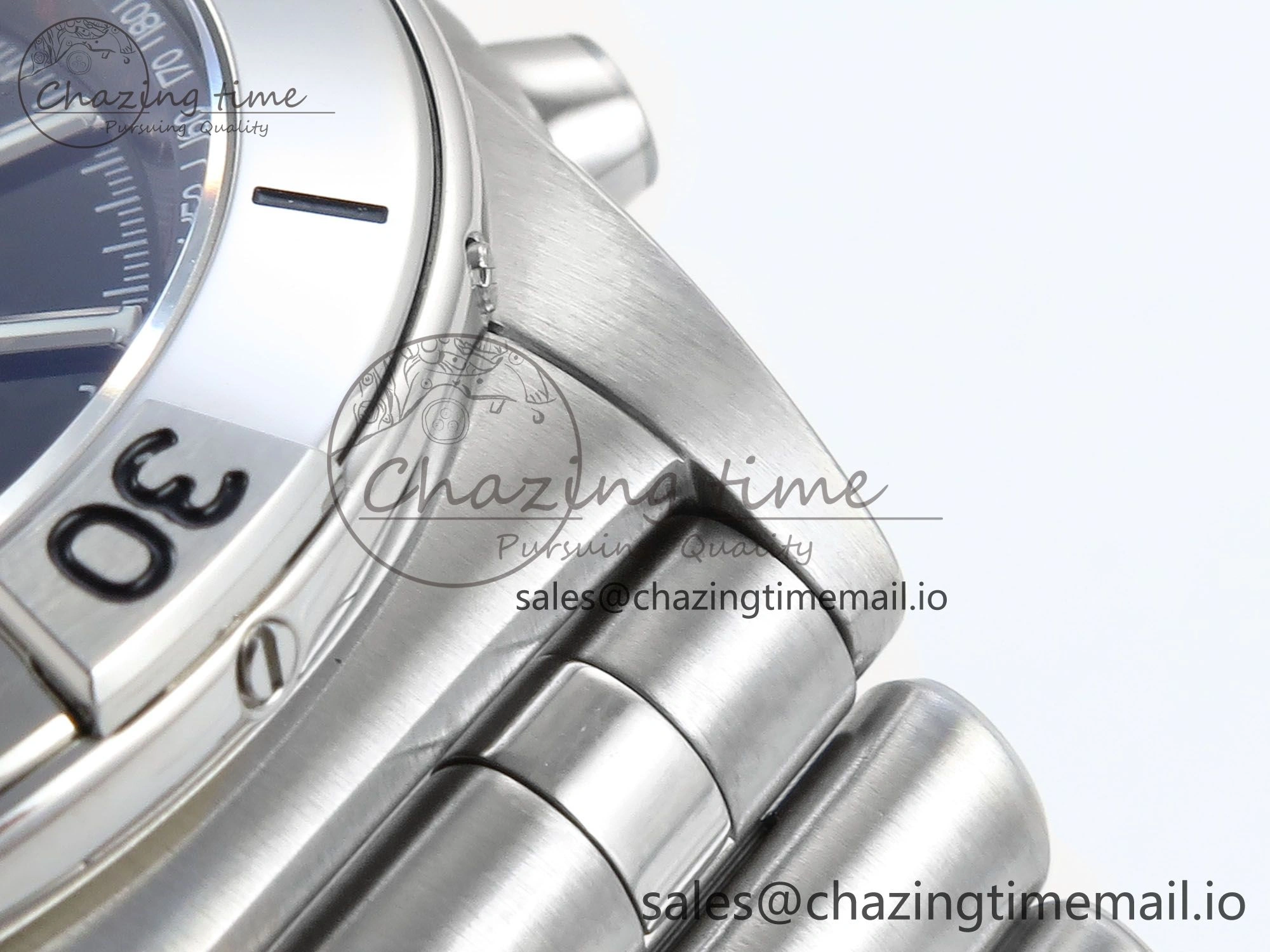 Chronomat B01 42mm SS TF 1:1 Best Edition Black Silver Dial on SS Bracelet A7750 V2