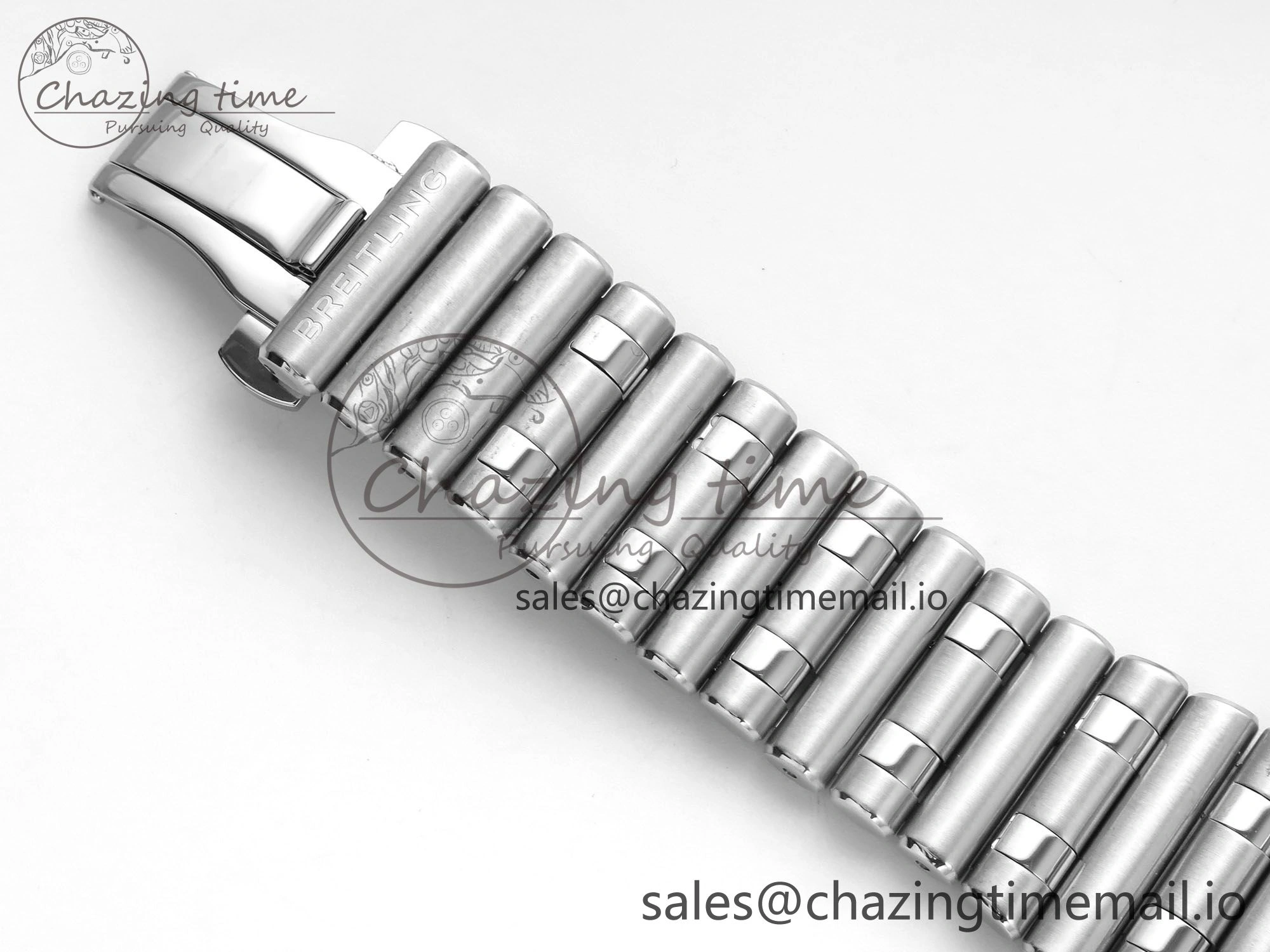 Chronomat B01 42mm SS TF 1:1 Best Edition Blue Dial on SS Bracelet A7750 V2