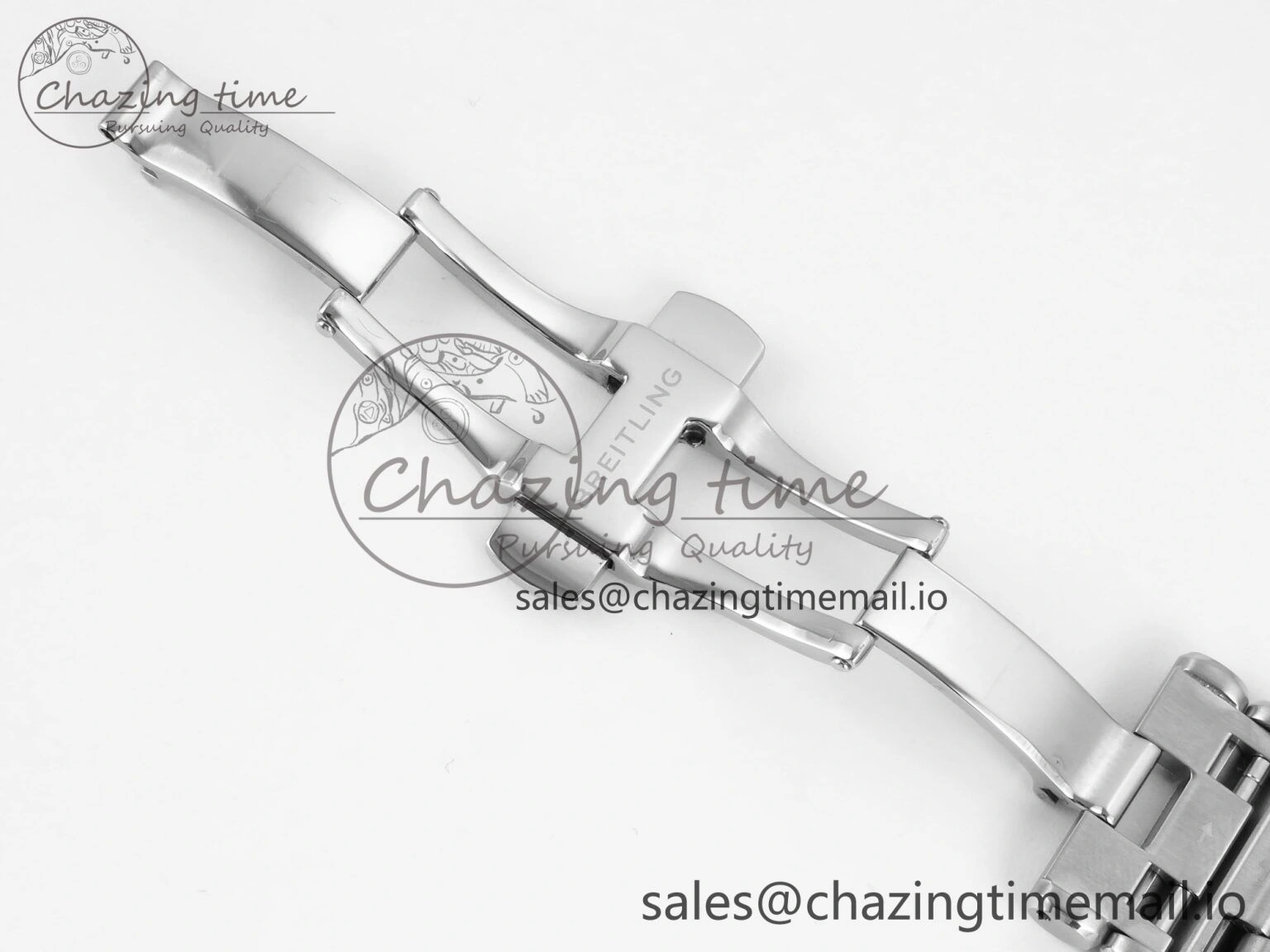 Chronomat B01 42mm SS TF 1:1 Best Edition Blue Dial on SS Bracelet A7750 V2