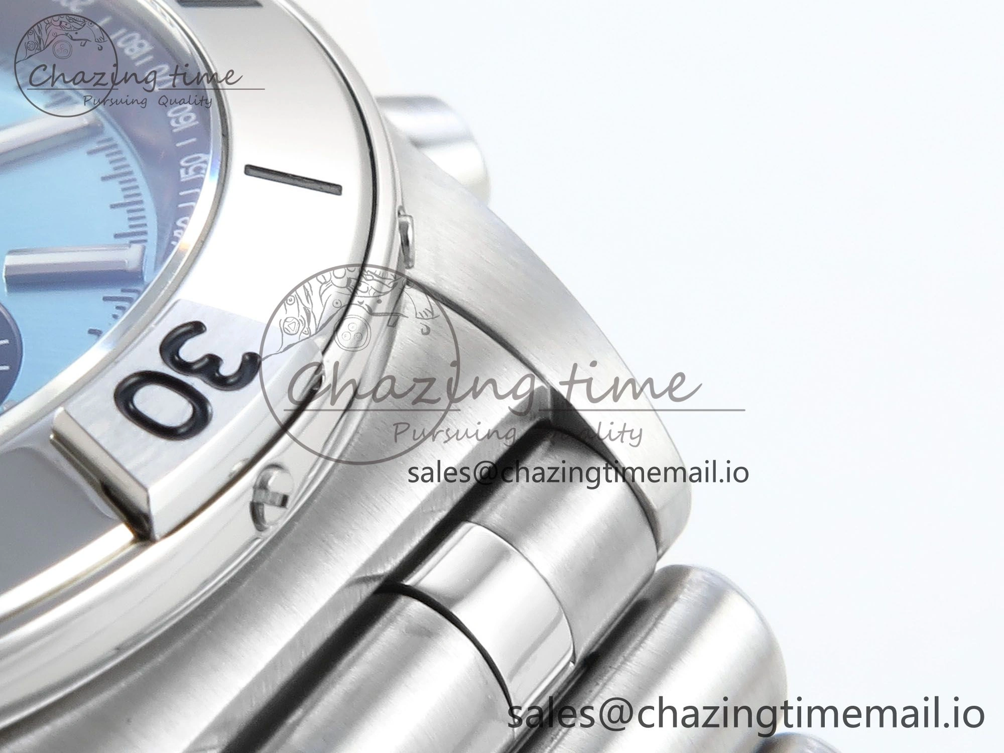 Chronomat B01 42mm SS TF 1:1 Best Edition Blue Black Dial on SS Bracelet A7750 V2