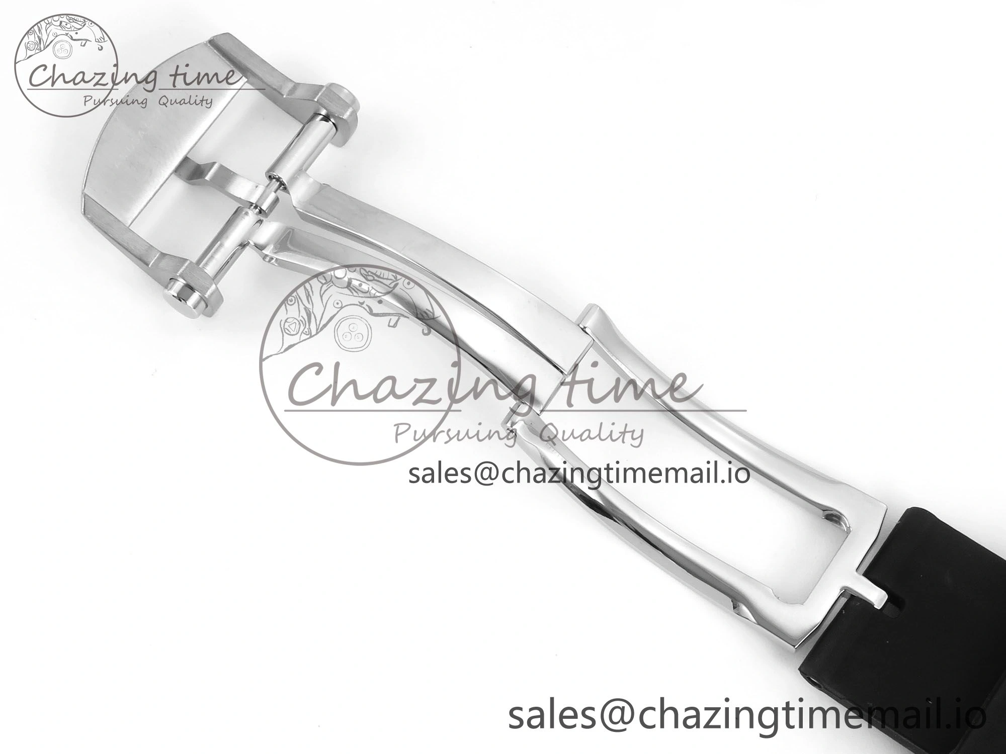 Chronomat B01 42mm SS TF 1:1 Best Edition Gray Dial on Black Rubber Strap A7750 V2