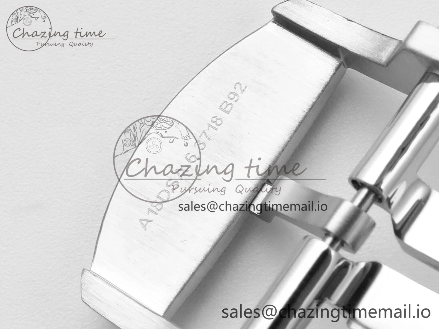 Chronomat B01 42mm SS TF 1:1 Best Edition Silver Dial on Black Rouleaux Strap A7750 V2