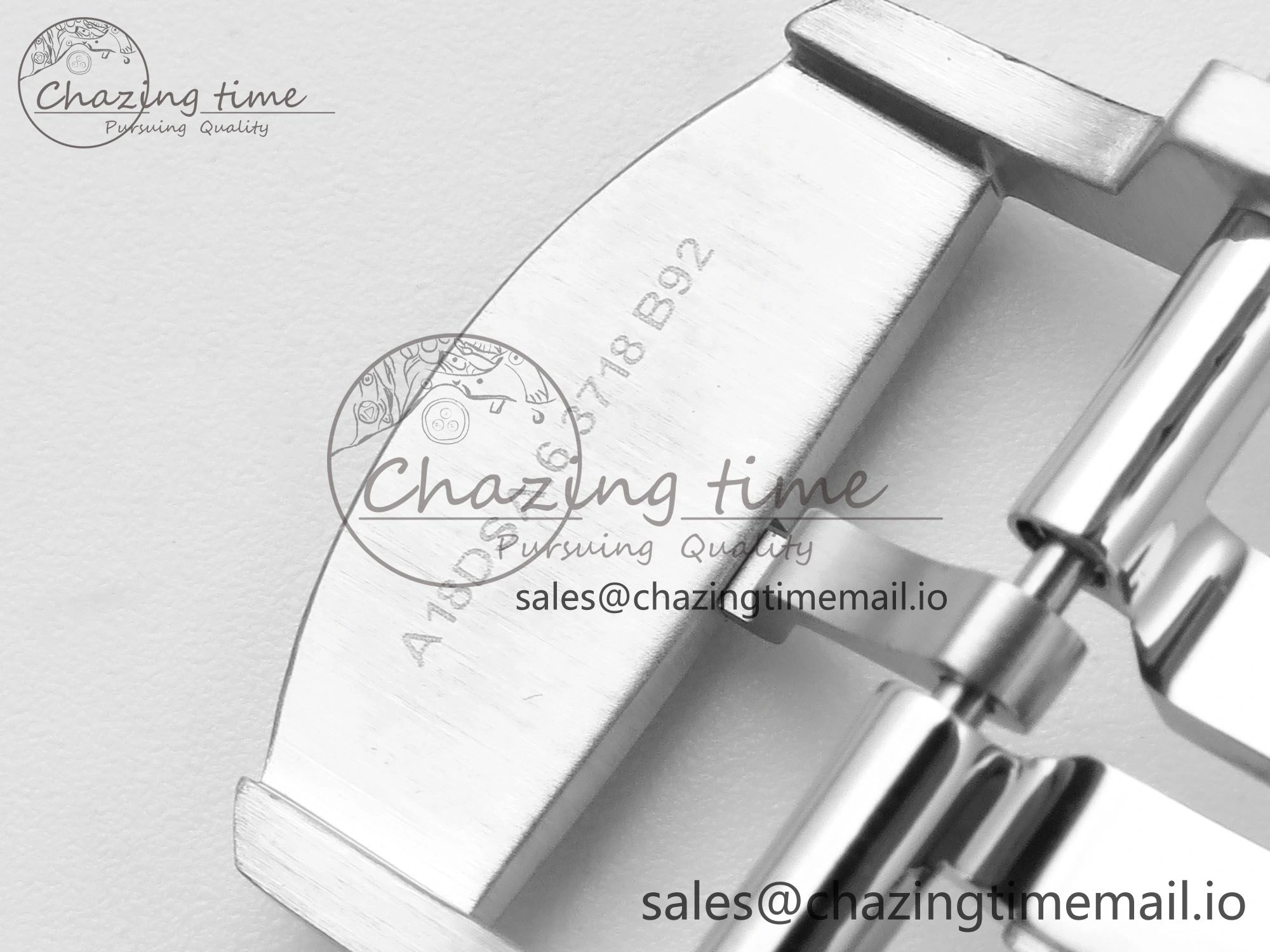 Chronomat B01 42mm SS TF 1:1 Best Edition Silver Dial on Black Rouleaux Strap A7750 V2