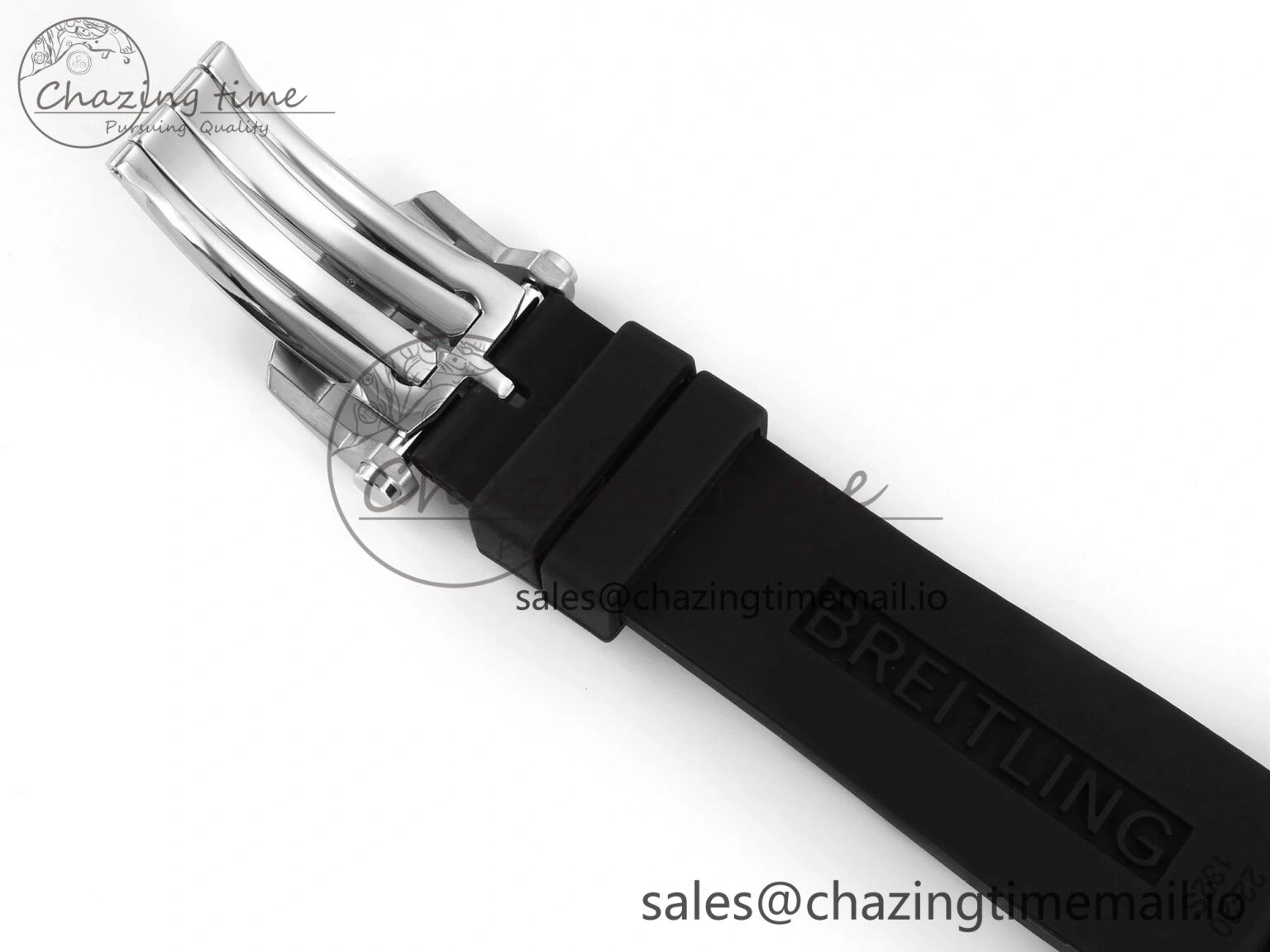 Chronomat B01 42mm SS RG TF 1:1 Best Edition Brown Dial on Black Rubber Strap A7750 V2
