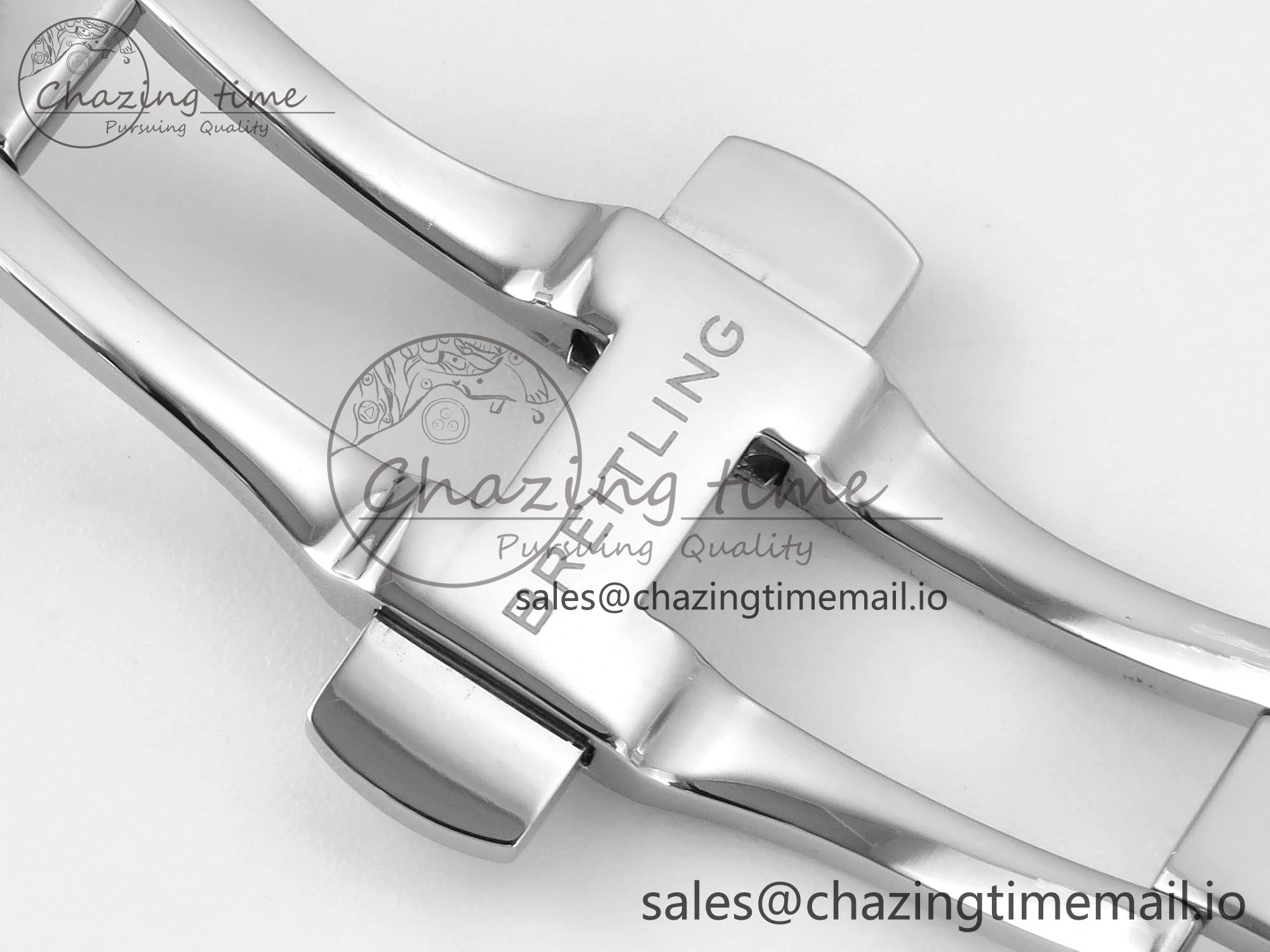 Chronomat B01 44mm SS RG TF 1:1 Best Edition Brown Dial RG Bezel on SS RG Bracelet A7750