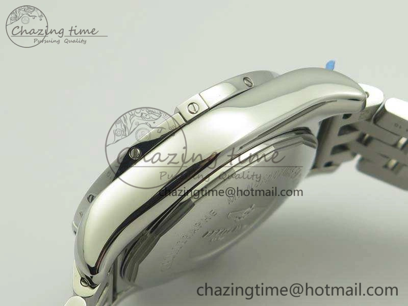 Chronomat B01 AB0110 Chrono SS GF 1:1 Best Edition Blue Dial On SS Bracelet A7750