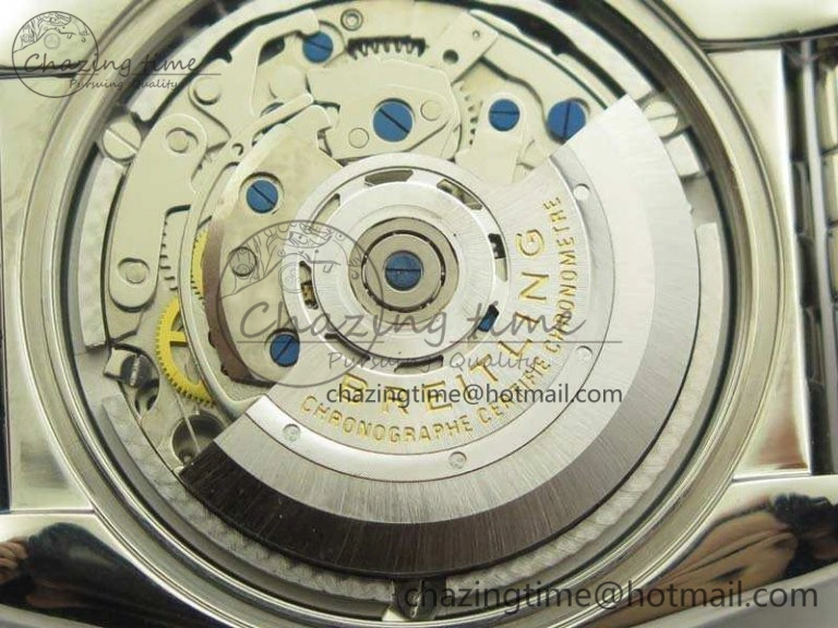 Chronomat B01 AB0110 Chrono SS GF 1:1 Best Edition Blue Dial On SS Bracelet A7750