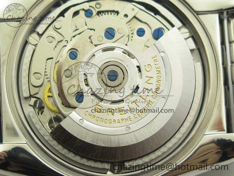 Chronomat B01 AB0110 Chrono SS GF 1:1 Best Edition Blue Dial On SS Bracelet A7750