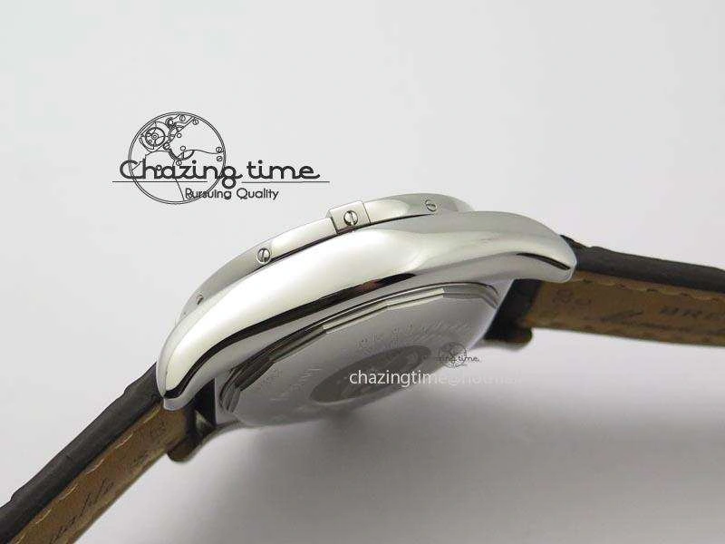 Chronomat B01 Chrono SS JF 1:1 Best Edition Gray Dial On Black Leather Strap A7750