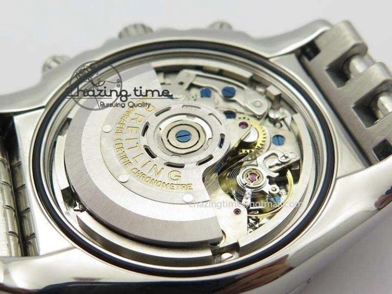 Chronomat B01 Chrono SS JF 1:1 Best Edition Gray Dial On SS Bracelet A7750